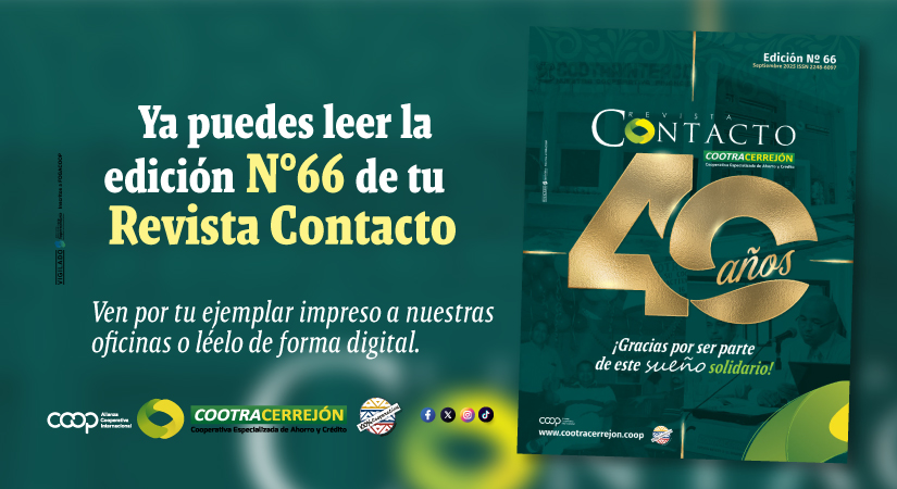 Con un clic puedes visualizar la edición  N°66 de la Revista Contacto