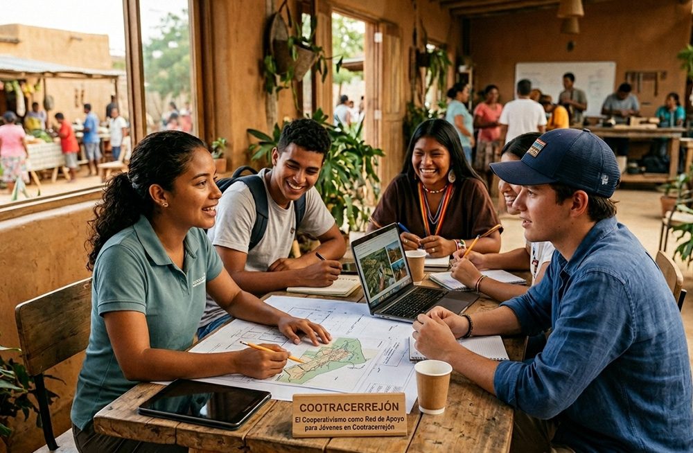 El Cooperativismo como Red de Apoyo para Jóvenes en Cootracerrejón