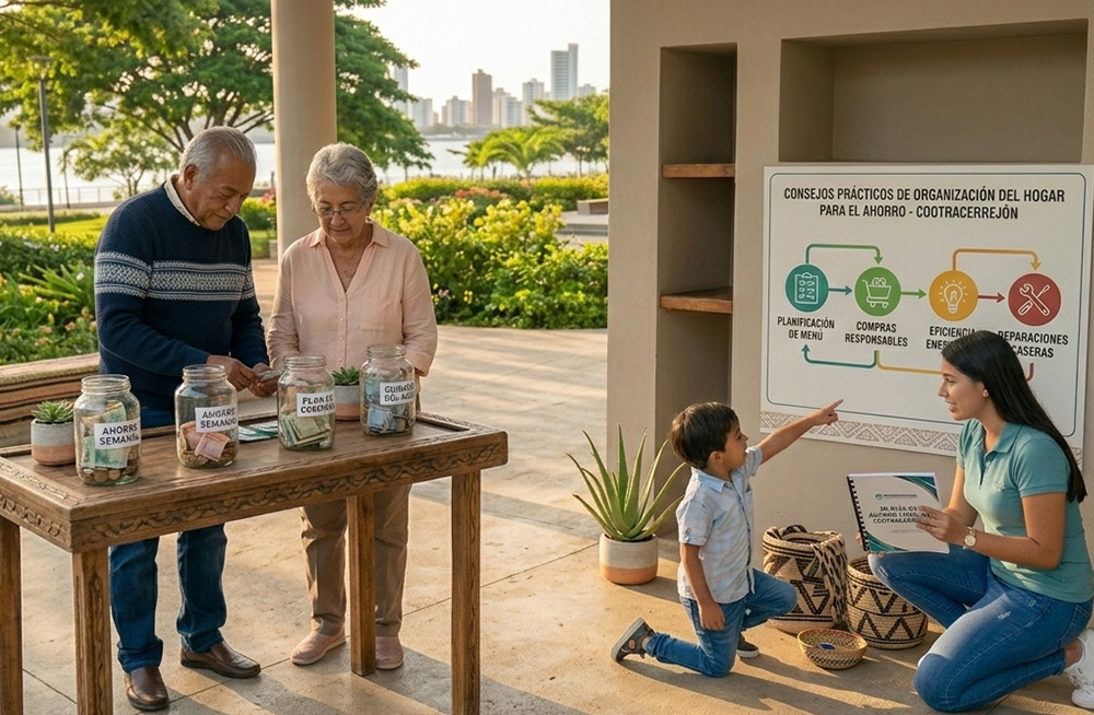 Organización del hogar con enfoque en ahorro: pequeños cambios, grandes resultados