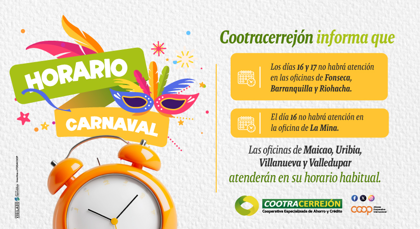 Horario de Carnaval