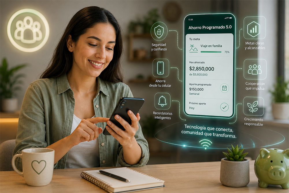 Ahorro programado 5.0: cómo la tecnología está transformando las cooperativas
