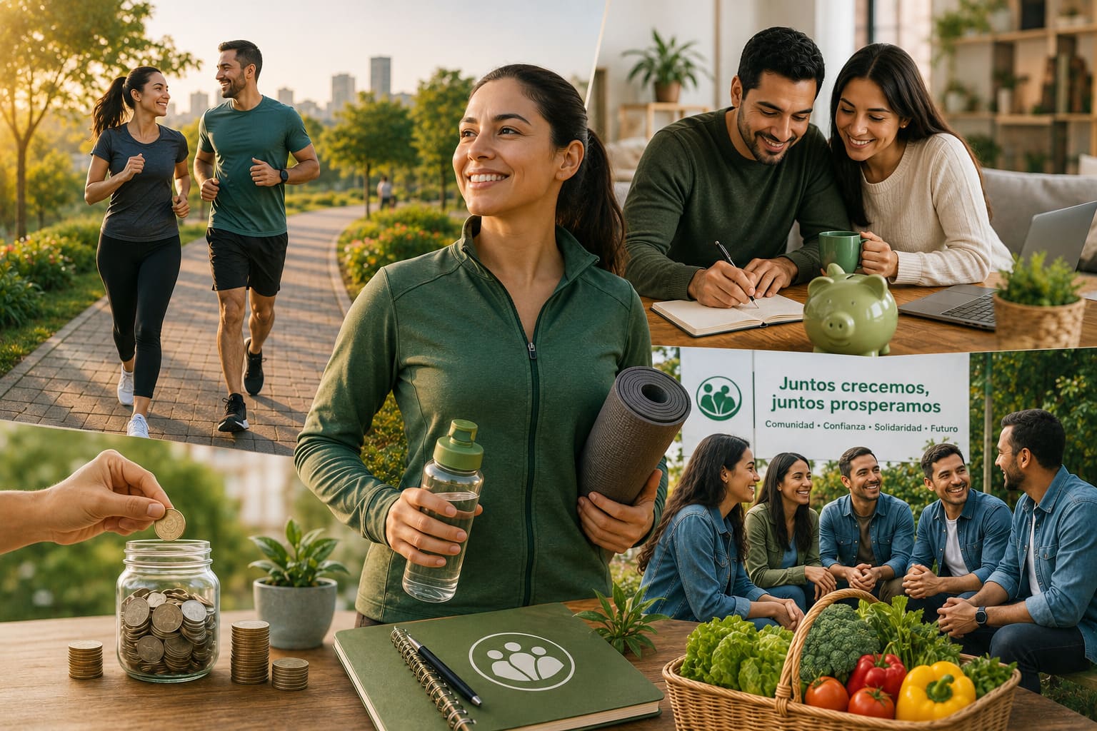 Tendencias 2026: vida saludable, finanzas sanas y comunidad cooperativa