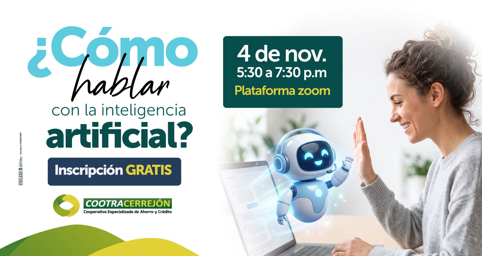 Inscríbete en el curso “Cómo hablar con la Inteligencia Artificial”